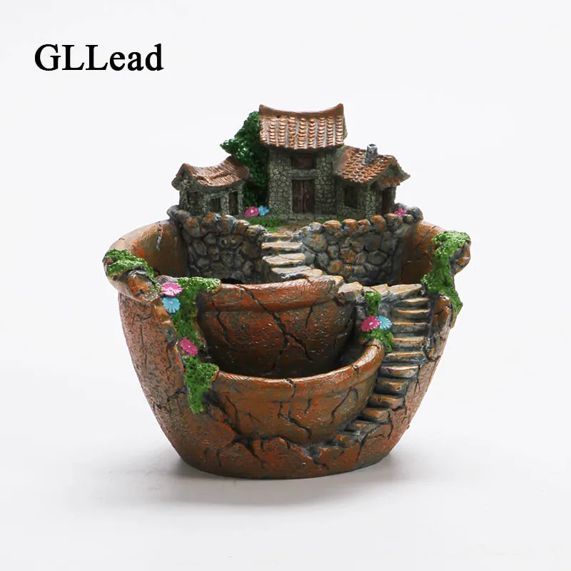 GLLead Cartoon Creative бонсай настольные горшки ландшафтные растения садовые цветы