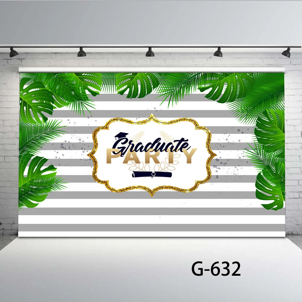 

Customized Vinyl Photography Backdground Graduation Season Celebration School Bachelor Cap Children Backdrops Studio