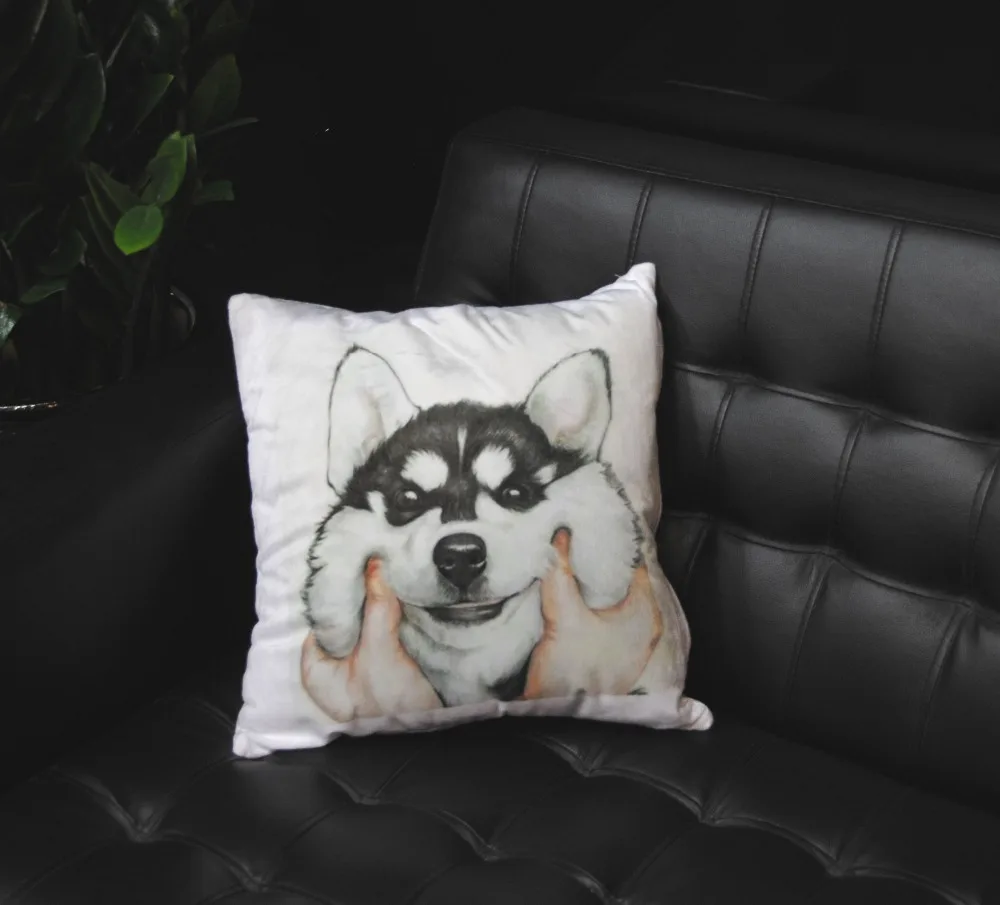 10 шт./лот квадратные сублимационные заготовки под заказ мягкий домашний декор