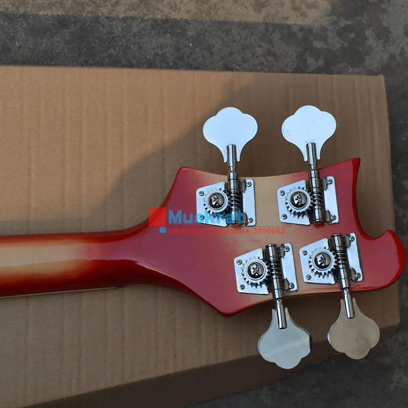 Оптовая продажа Заводские электрические басы 4 струны для гитары Ricken CS цветные