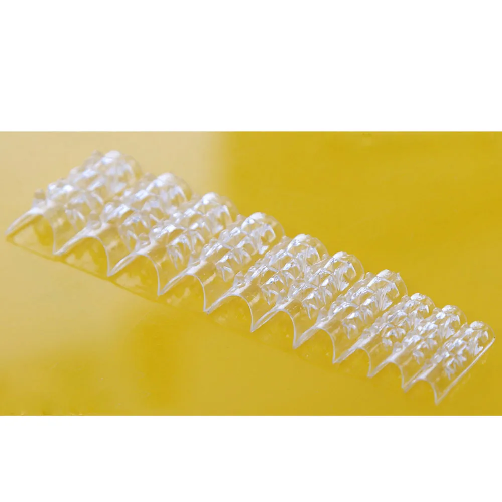 60 шт./компл. двойная форма для ногтей система УФ геля стеклянная дизайна