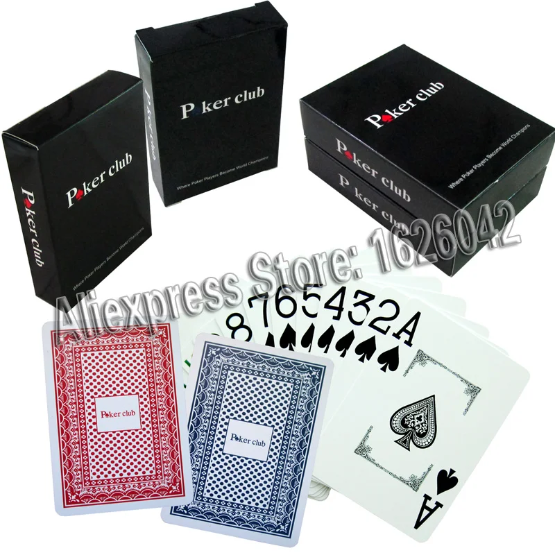 XF Poker Cheat покер клуб пластиковые Невидимые игральные карты для УФ контактных линз