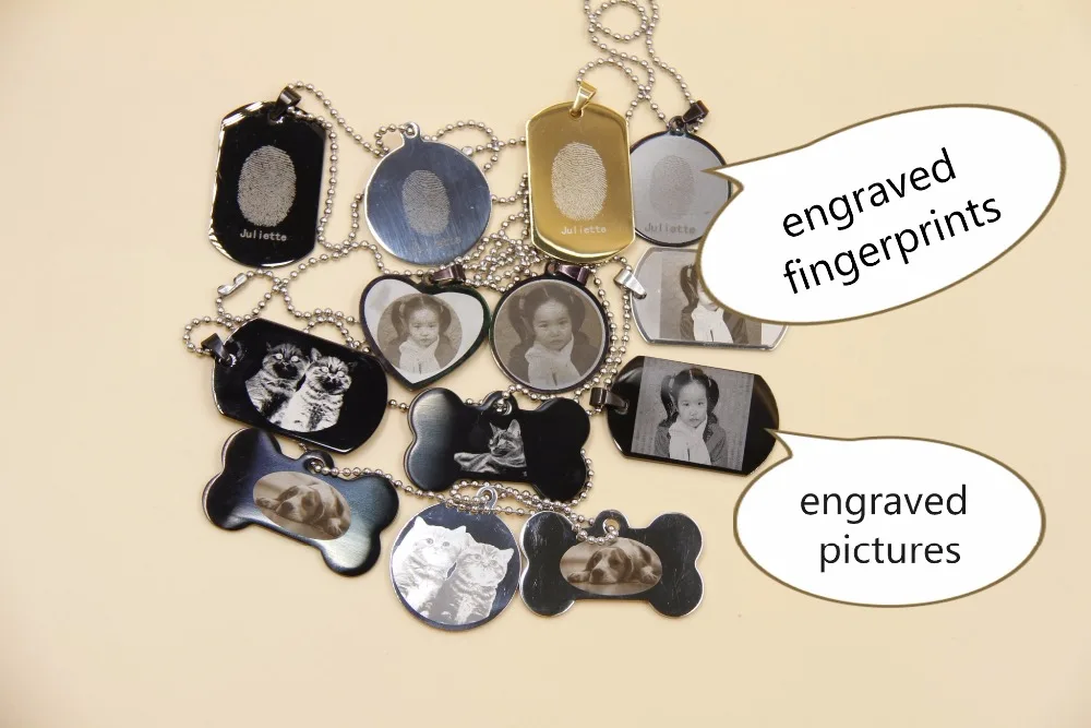 Персонализированная бирка для собак в форме кости на заказ титановые Ювелирные