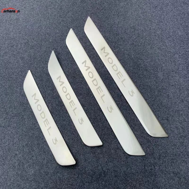 Автомобильные аксессуары Стайлинг для Tesla Model 3 2017 2019 хромированная защитная