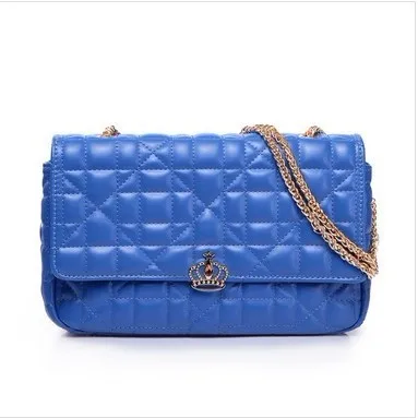 HOT!Free shipping 2013 new style fashion women shoulder bags with PU bule | Багаж и сумки