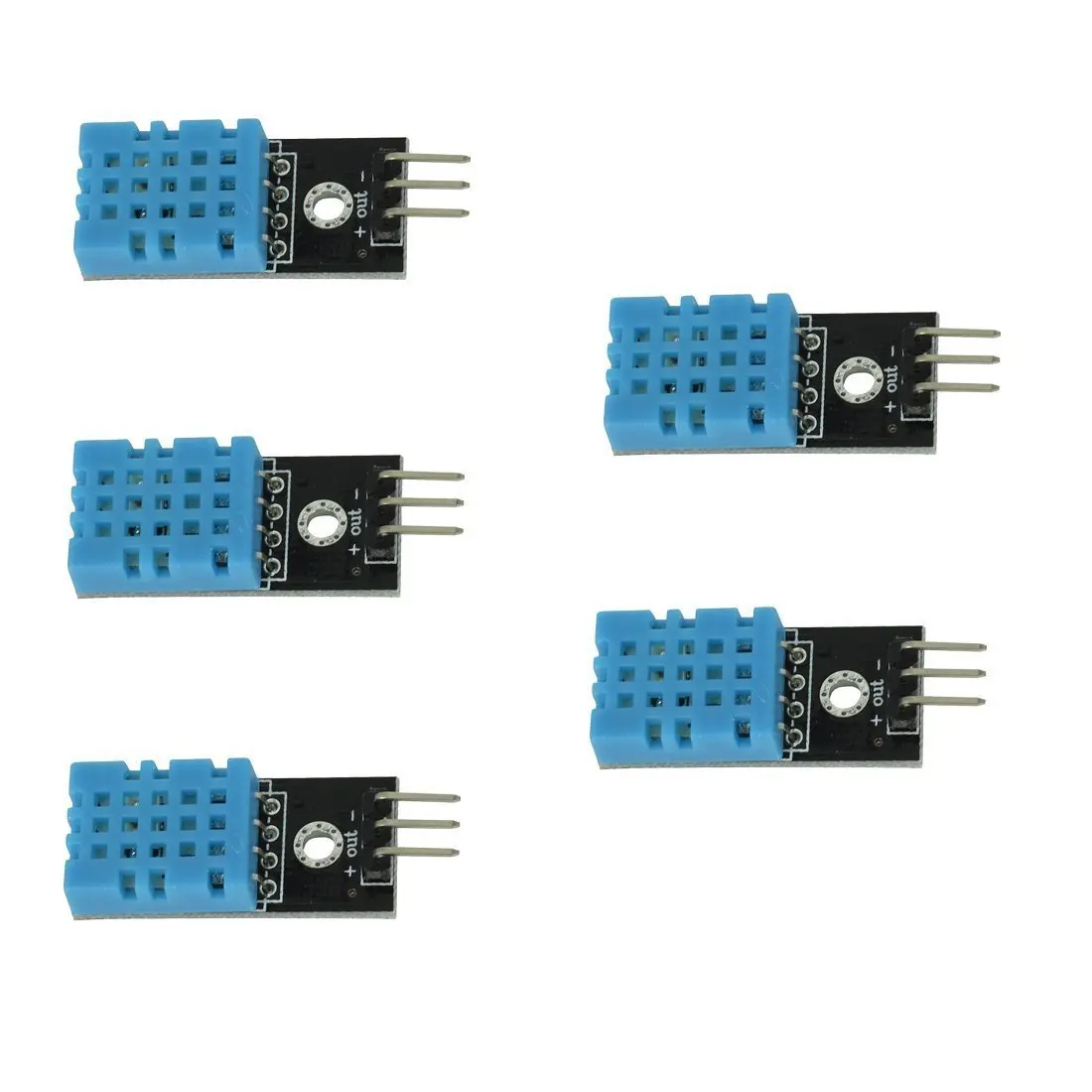 5 шт. Dht11 модуль датчика температуры и влажности для Arduino Raspberry Pi 2 3|Аксессуары