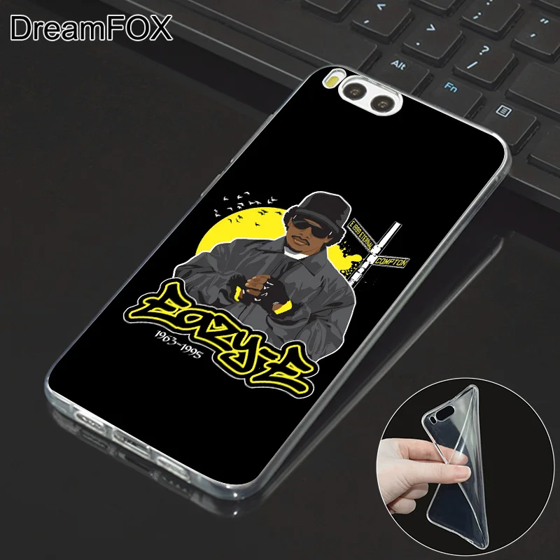 DREAMFOX M467 Eazy-e Soft TPU Silicone Case Cover For Xiaomi Mi Note 2 3 4 5 6 8 SE M5 4C 4S 5C 5S 5X 6X A1 Plus |