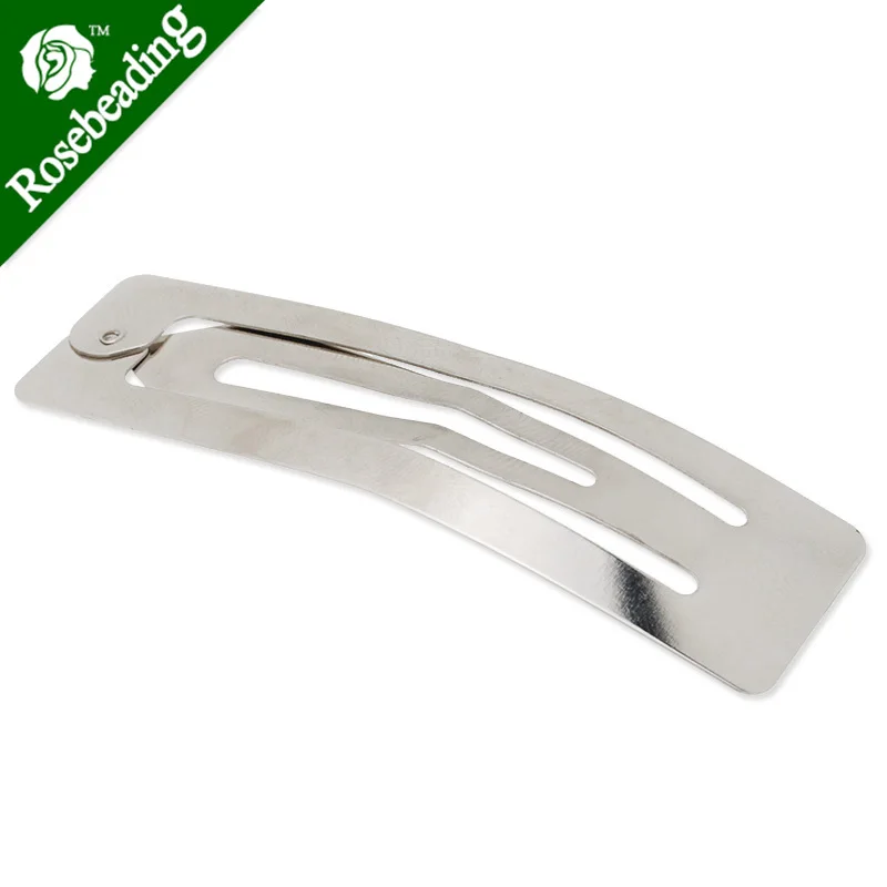 

22x78mm Metal Snap Clips,hair clips,Nickel color,20pcs/lot-C4507