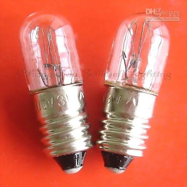 3w E10 A593 GOOD!Miniature lighting lamps 110v sellwell lighting