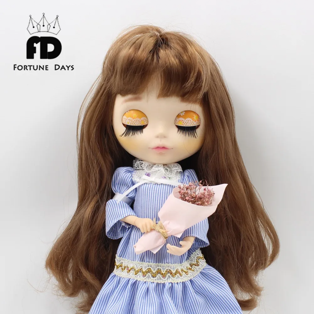 Blyth doll icy licca/платье в полоску; кружевная одежда принцессы