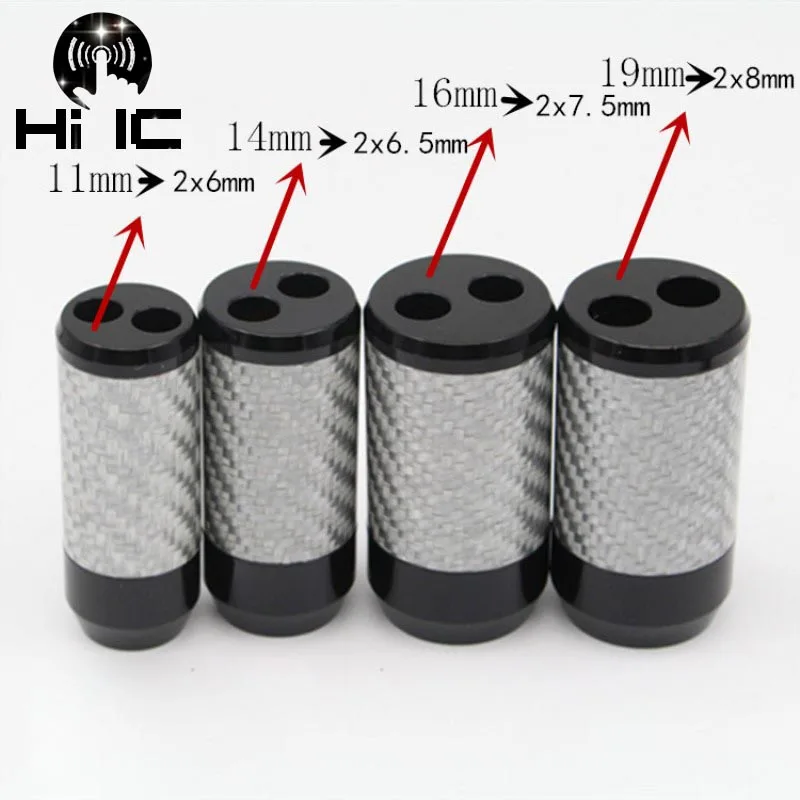 1 шт. сплиттер из углеродного волокна для динамика|Коннекторы и разъёмы| |