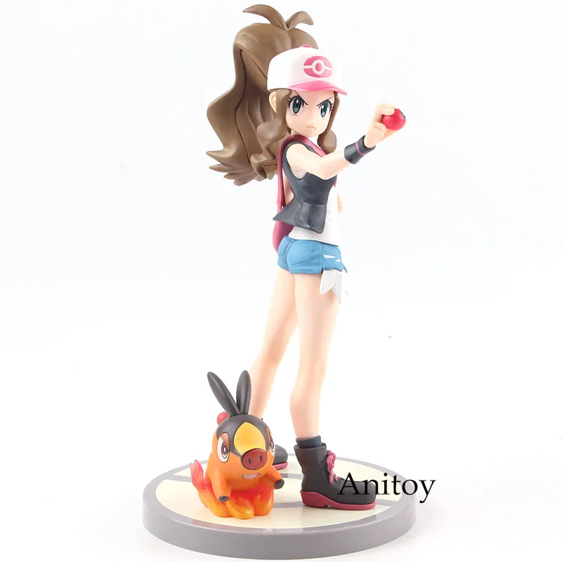 B in bag ARTFX KOTOBUKIYA статуи Туко с Pokabu Tepig/Mei с Tsutarja Snivy ПВХ Аниме Фигурки Коллекционная модель игрушки - Цвет: B in bag