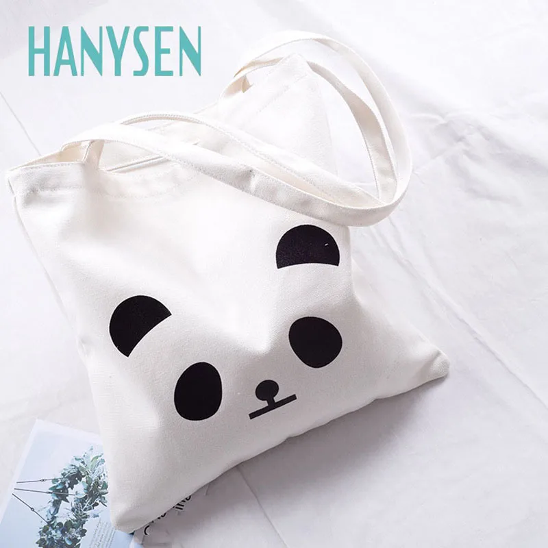 Hanysen 2017 Горячие Летняя Распродажа мультфильм Panda животных шаблон печати Холст