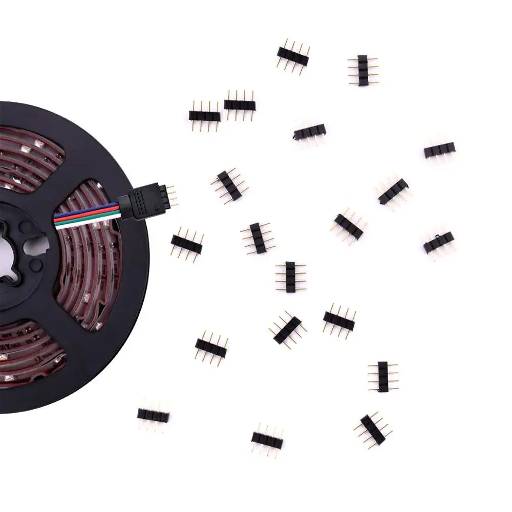 10 шт./упаковка детали для светодиодной ленты SMD RGB RGBW CCT 5050 3528|Соединители| |