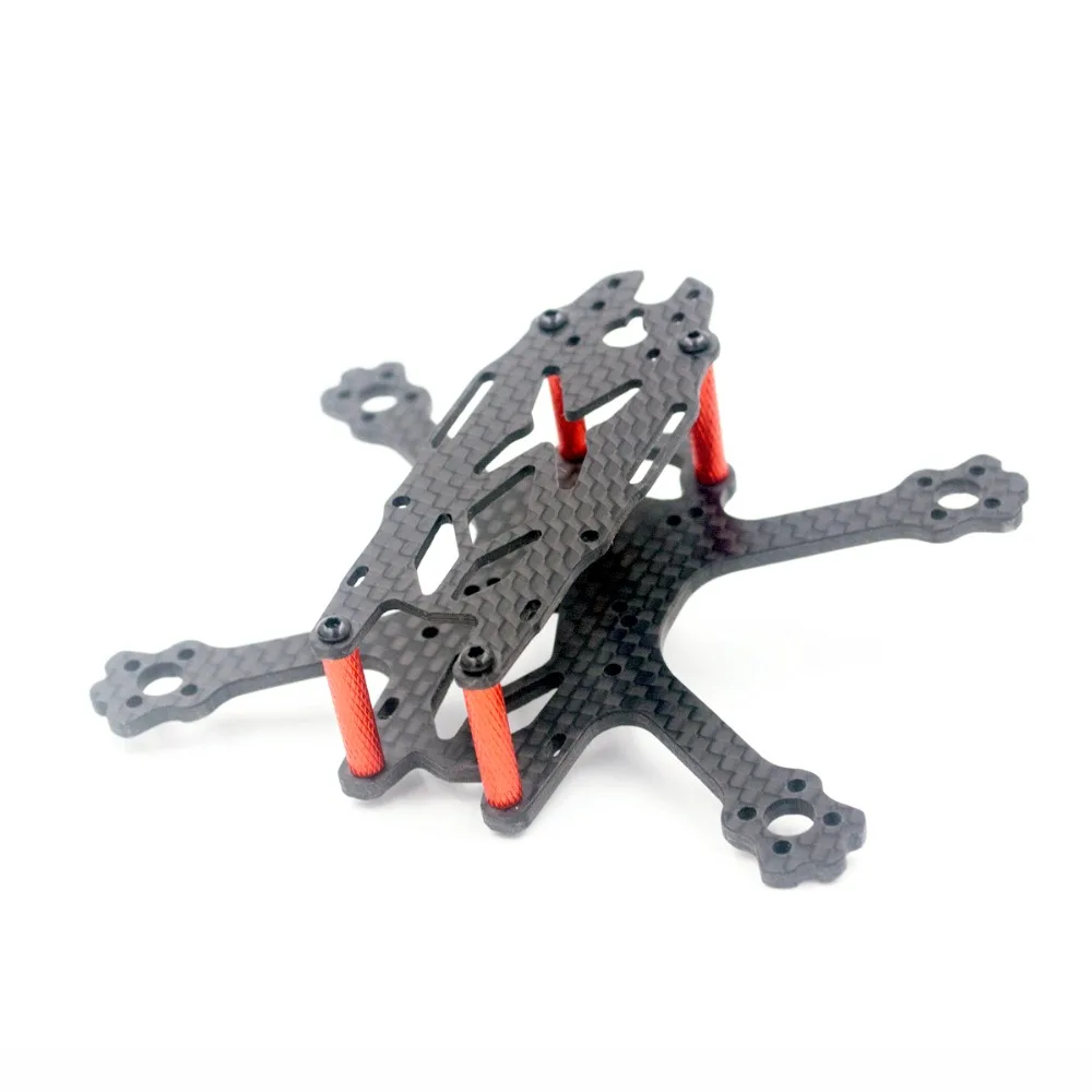 FS95 чисто углеродное волокно 95 мм Колесная база рамка квадрокоптера для DIY RC FPV Racing