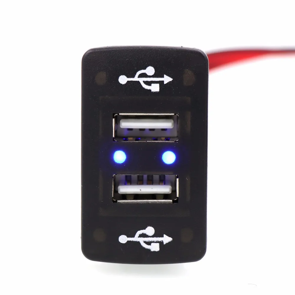 2.1A 1.2A 2xusb Интерфейс со штыревой частью соединения Зарядное устройство Применение