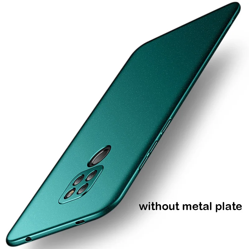 Для huawei mate 20 Pro чехол матовый AIXUAN mate 20 X Металлический пластиковый автомобильный Магнитный чехол-держатель для huawei mate 20 Pro 20X - Цвет: green without metal