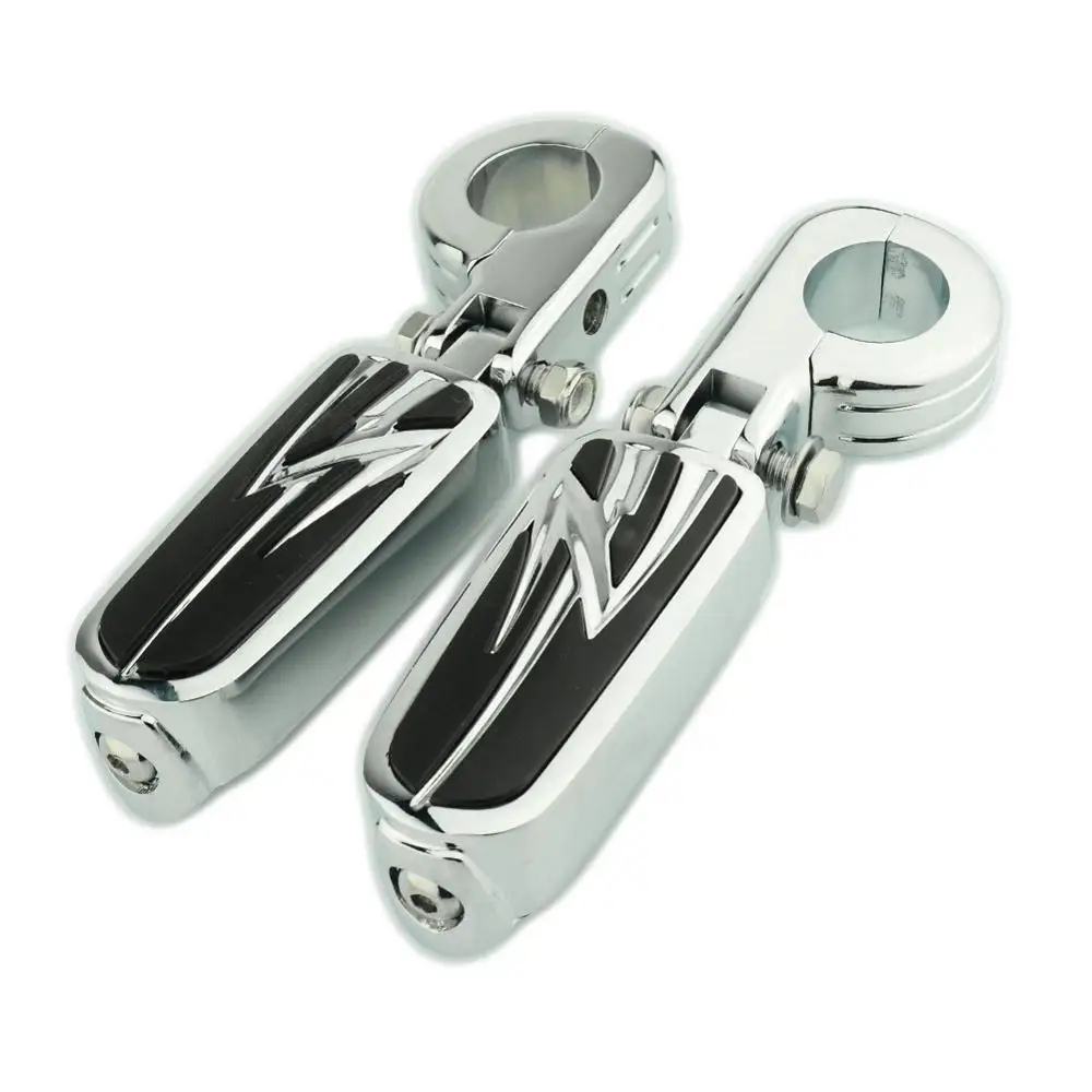 Number 4 styles 32mm 1,2" 32 мм или 1,5" 38 мм защита двигателя шоссе бар подножки подставка для ног крепление для Harley Suzuki Yamaha Honda GoldWing GL1500 - Цвет: Number 4 styles 32mm