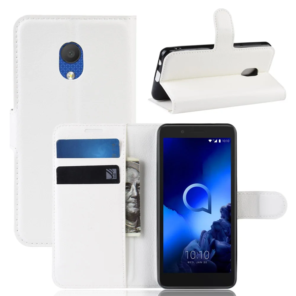 Чехол-Кошелек для Alcatel 1 S 1C 3 откидной кожаный чехол для Alcatel 3L 5034D Capa чехол для телефона TPU чехол с отделениями для карт