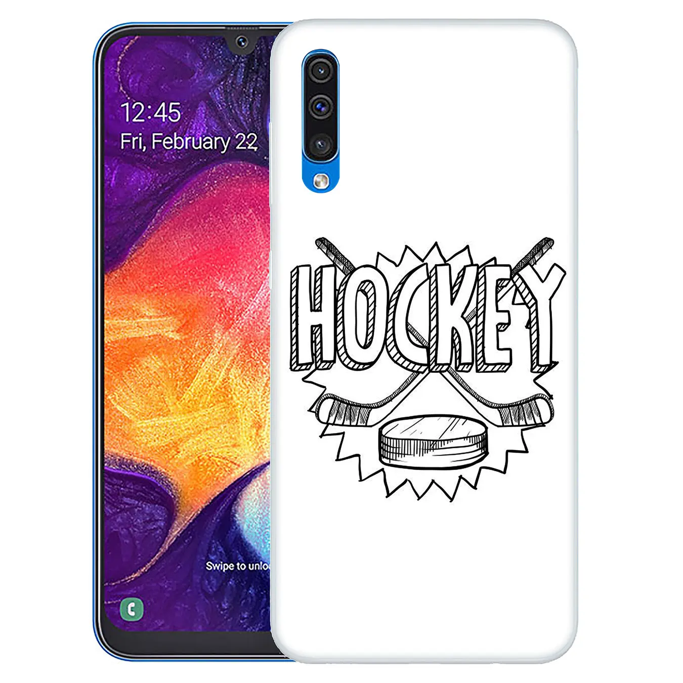 Твердый прозрачный чехол для телефона Lavaza Hockey Samsung Galaxy A10 A20 A30 A40 A50 A60 A70 M40 M30 M20 M10
