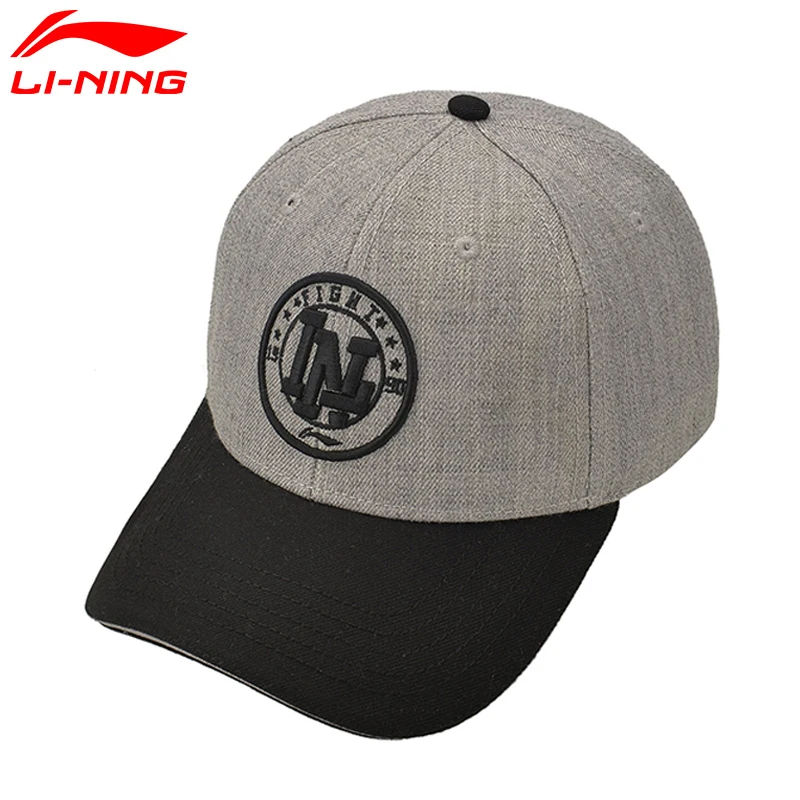 Кепка для бега Li Ning унисекс однотонная бейсболка из полиэстера Спортивная тент
