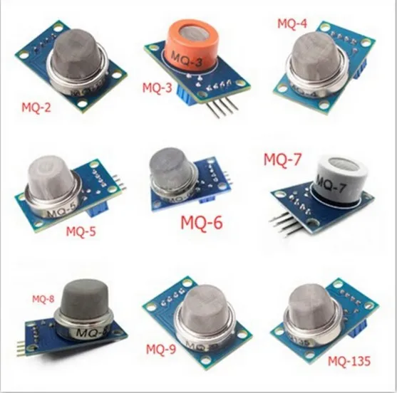 Модуль обнаружения газа Φ MQ 2 3 4 каждый из них 1 шт. всего 9 датчиков для arduino kit|gas