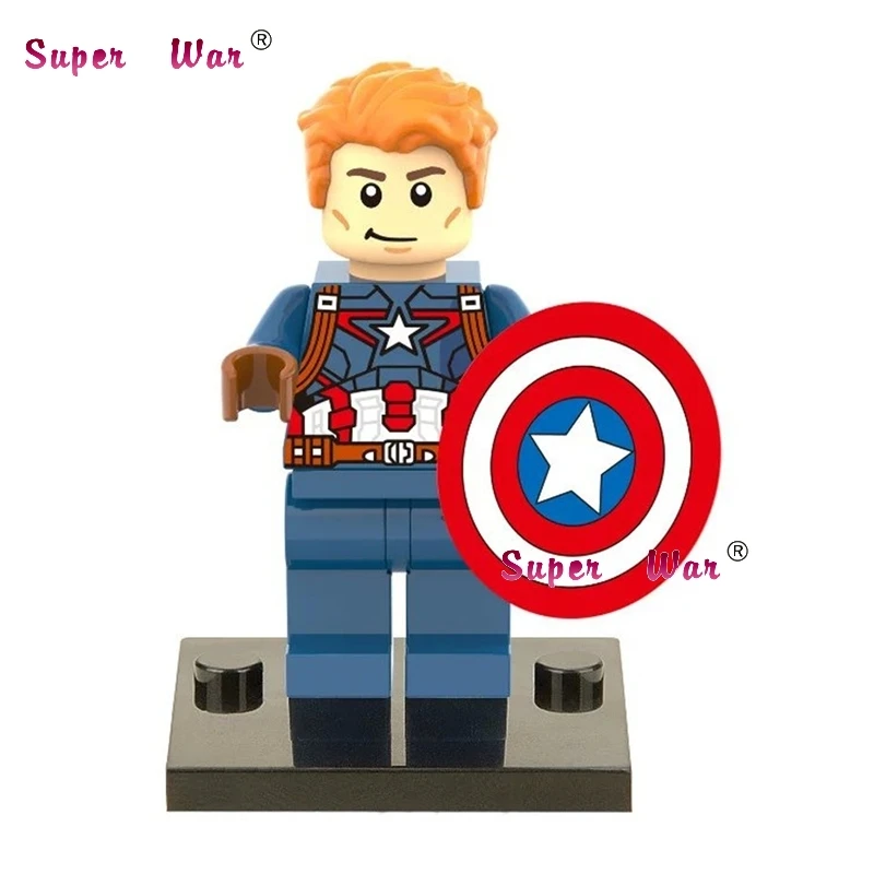 Одиночная супергерой marvel Мстители два-лицо строительные блоки экшн наборы Модель Кирпичи игрушки для детей - Цвет: 232
