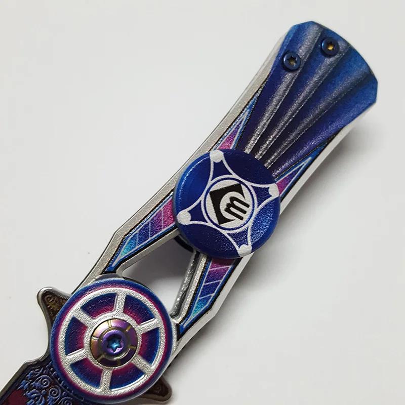 Пальцевый Гироскопический нож складной для выживания cs go Карманный охотничий ganzo