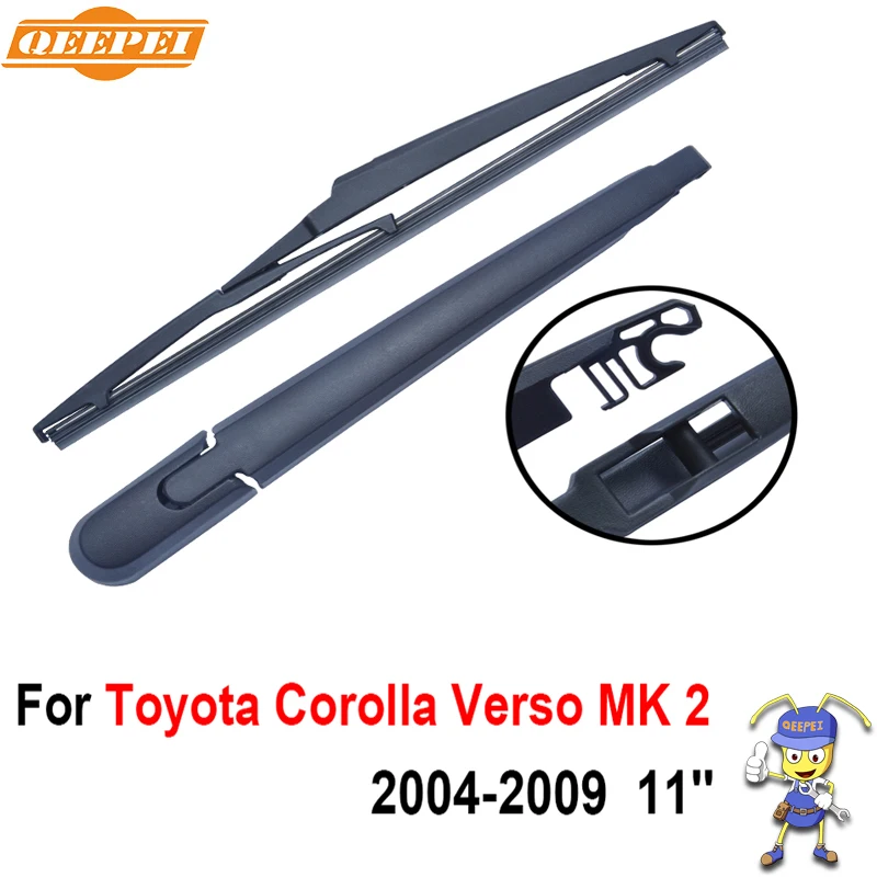 QEEPEI сзади стеклоочиститель и руки для Toyota Corolla Verso МК 2 (ZZE зер R1) 2004 2009 11 'Ƌ двери