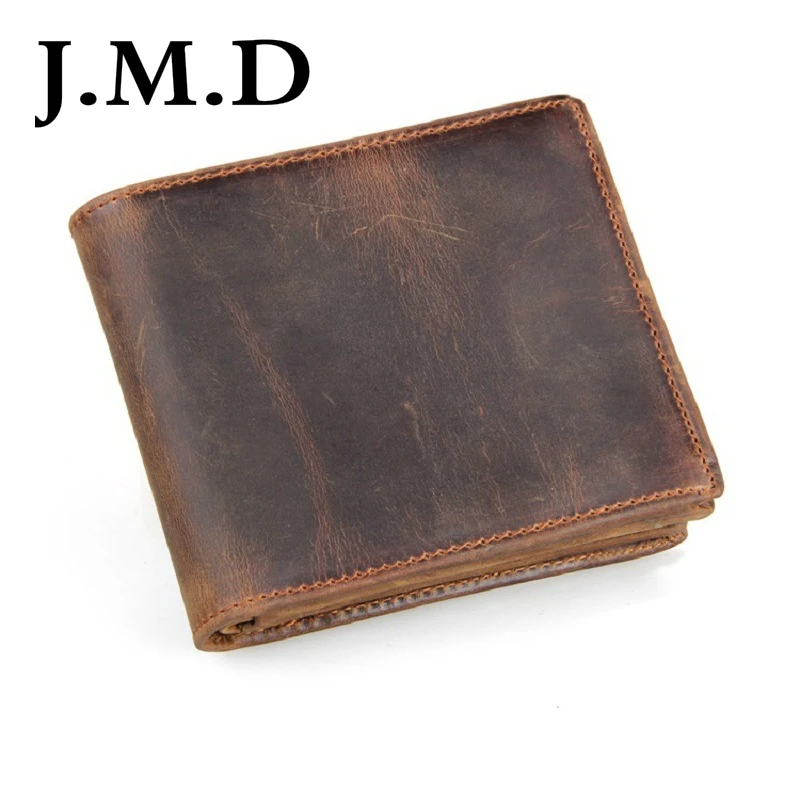 J.M.D 2019 Новое поступление кошелек 2016 Винтажный стиль кофейный черный цвет 100% Geninue