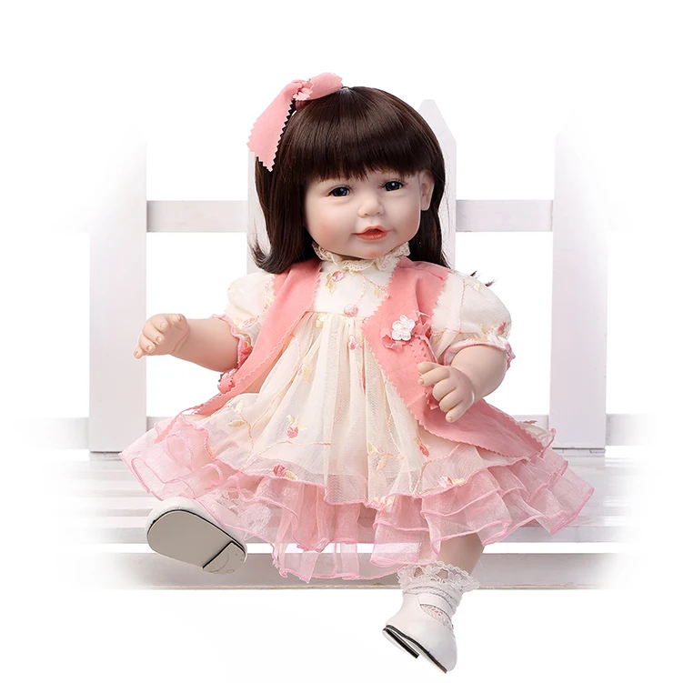 Силиконовая кукла Reborn Baby 52 см красивая одежда для девочки 20 дюймов детские