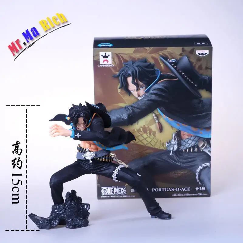 Одна штука аниме Craneking Portgas D Ace ПВХ фигурка игрушки куклы 15 см|one piece|portgas d aceone piece anime
