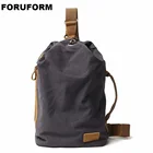 Новое поступление, холщовая Мужская нагрудная сумка через плечо, Повседневная дорожная женская маленькая сумка-слинг, Мужская Наплечная Сумка