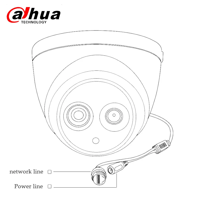 3MP IP камера IPC HDW1325C H.264 ir 50m ipc английская 3 6 мм не может обновлять замену hdw1225c cctv