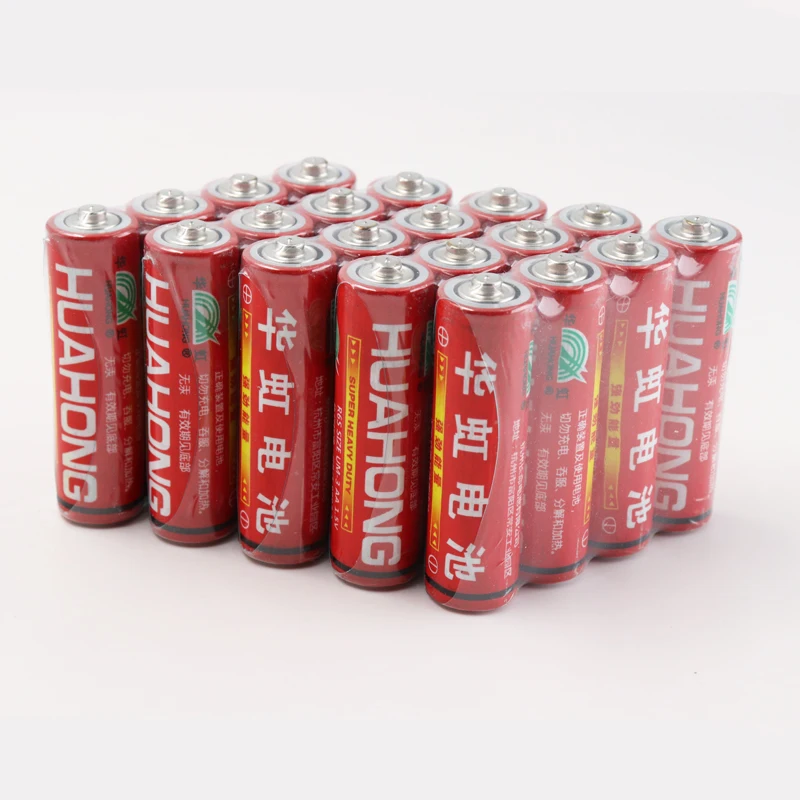 Huahong 24pcs 1.5V Battery AA Carbon Dry Batteries Safe Strong Explosion proof 1.5 Volt AAA UM4 Bateria No Mercury|Батарейки| |
