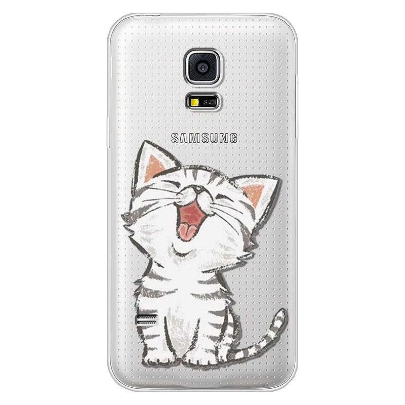 Модный чехол для samsung Galaxy S5 Mini, Роскошный чехол для samsung Galaxy S5 Mini, мягкий силиконовый чехол из ТПУ с милым рисунком для задней панели телефона