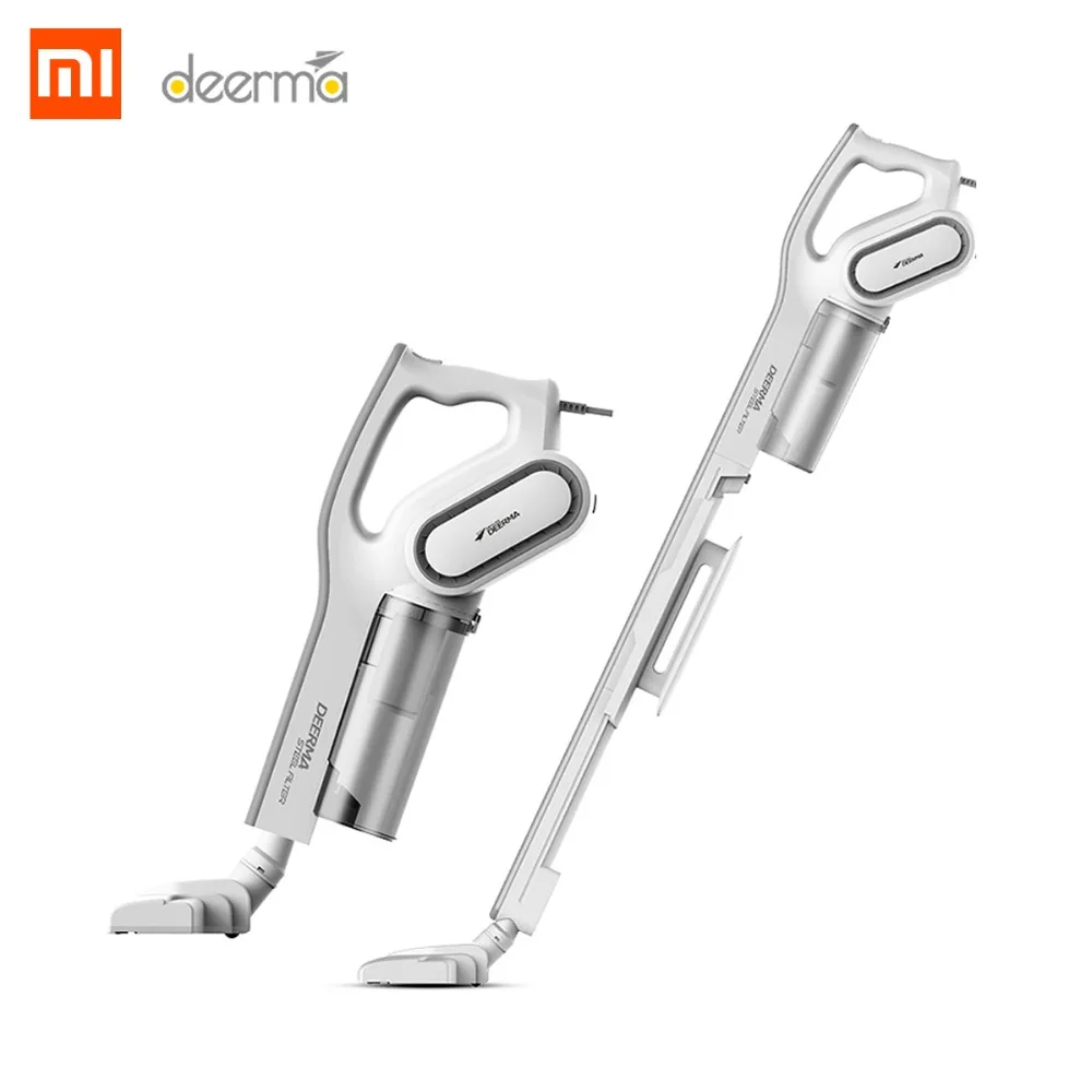 Xiaomi Deerma DX700 2 в 1 вертикальный ручной пылесос с большой Ёмкость пылеуловительная