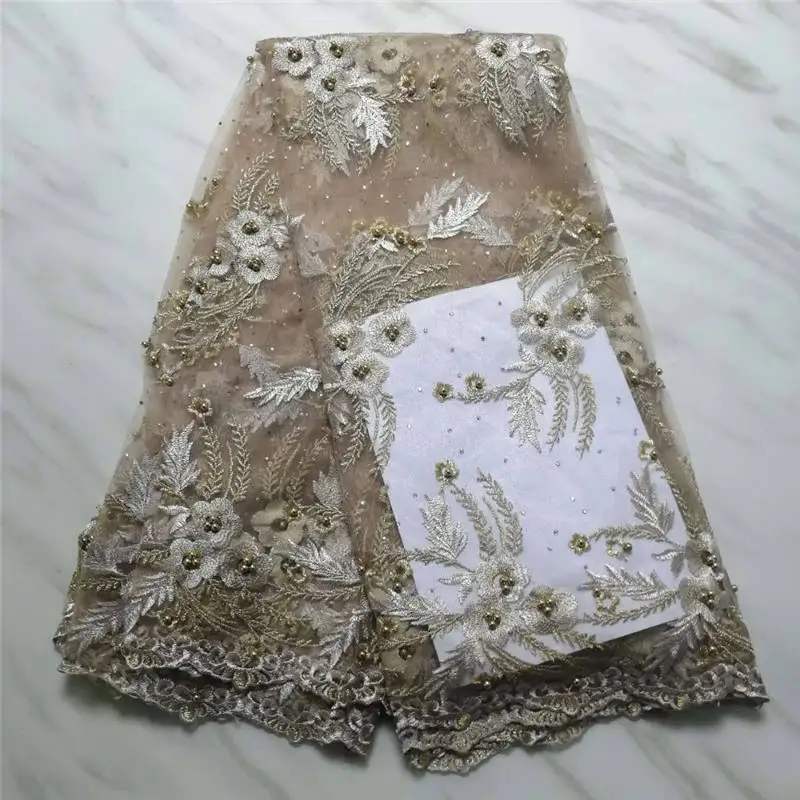 African tulle lace fabric multi color design pink embroidered new coming nigerian french net juan | Дом и сад