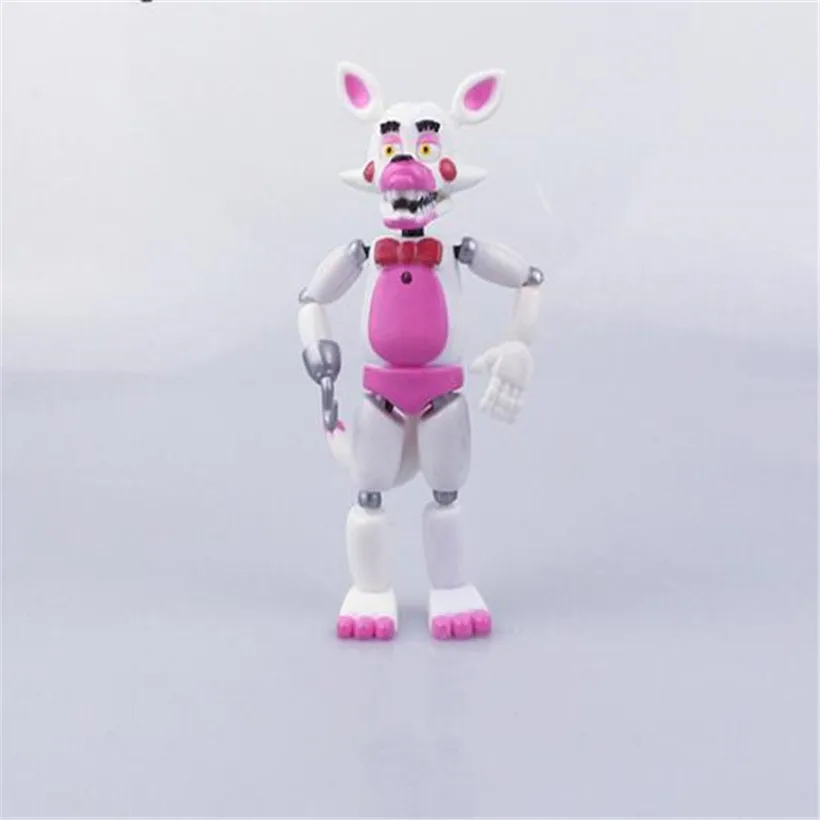white Лидер продаж, Five Night At Freddy, аниме, медведь Fnaf, сборка, фигурка, ПВХ, модель, Фредди, игрушки для детей - Цвет: white