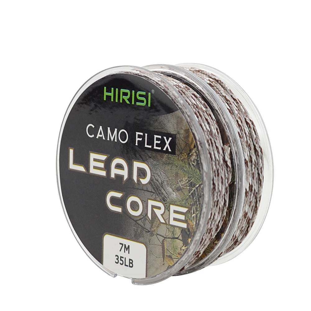 35LB 7 м Leadcore Карп рыболовные снасти леска сделать Карп волосы снасти 3 цвета плетеная леска
