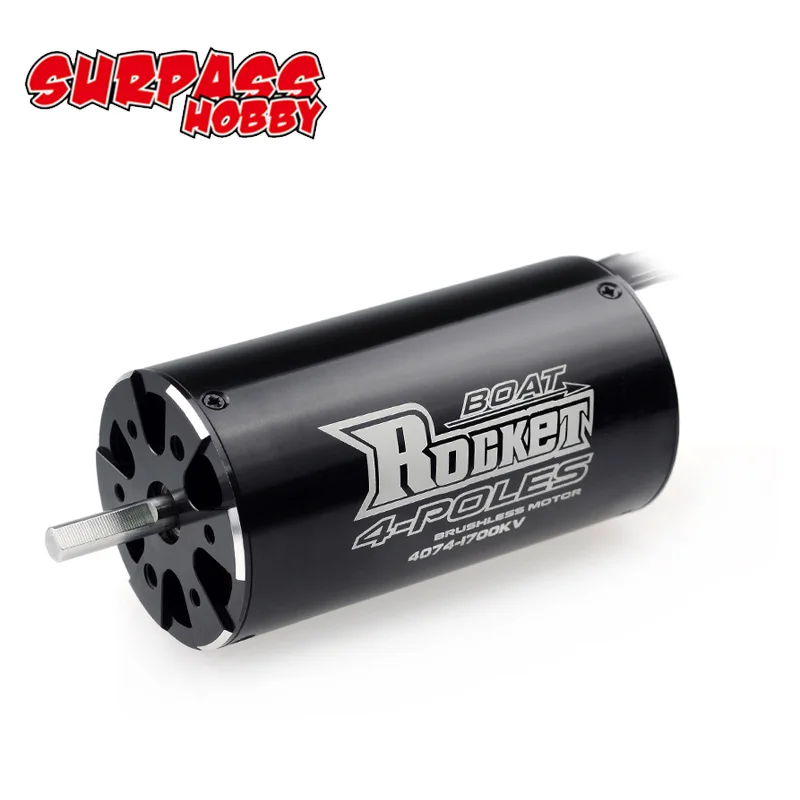 Бесщеточный двигатель SURPASS HOBBY Rocket 4074 2250KV 2000KV 1700KV 4P для катамарана Traxxas M41 Spartan 1000 мм