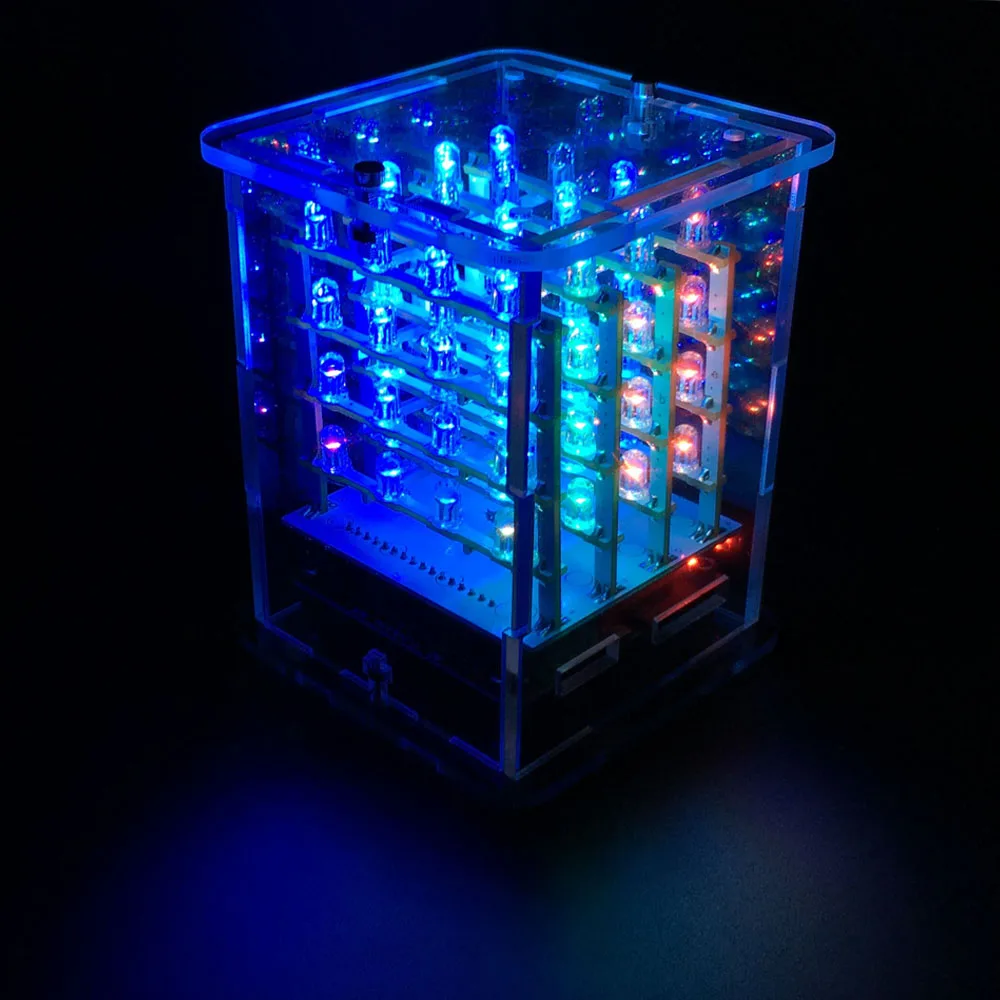 Keyestudio 4*4*4 RGB светодиодный дисплей CUBE Starter Kit для Arduino project + плата драйвера модуль FDTI