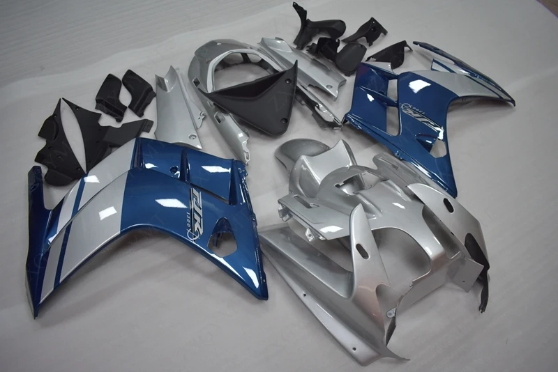 Обтекатель FJR1300 2002 2006 Серебряный Синий корпус комплекты FJR 1300 корпуса для YAMAHA