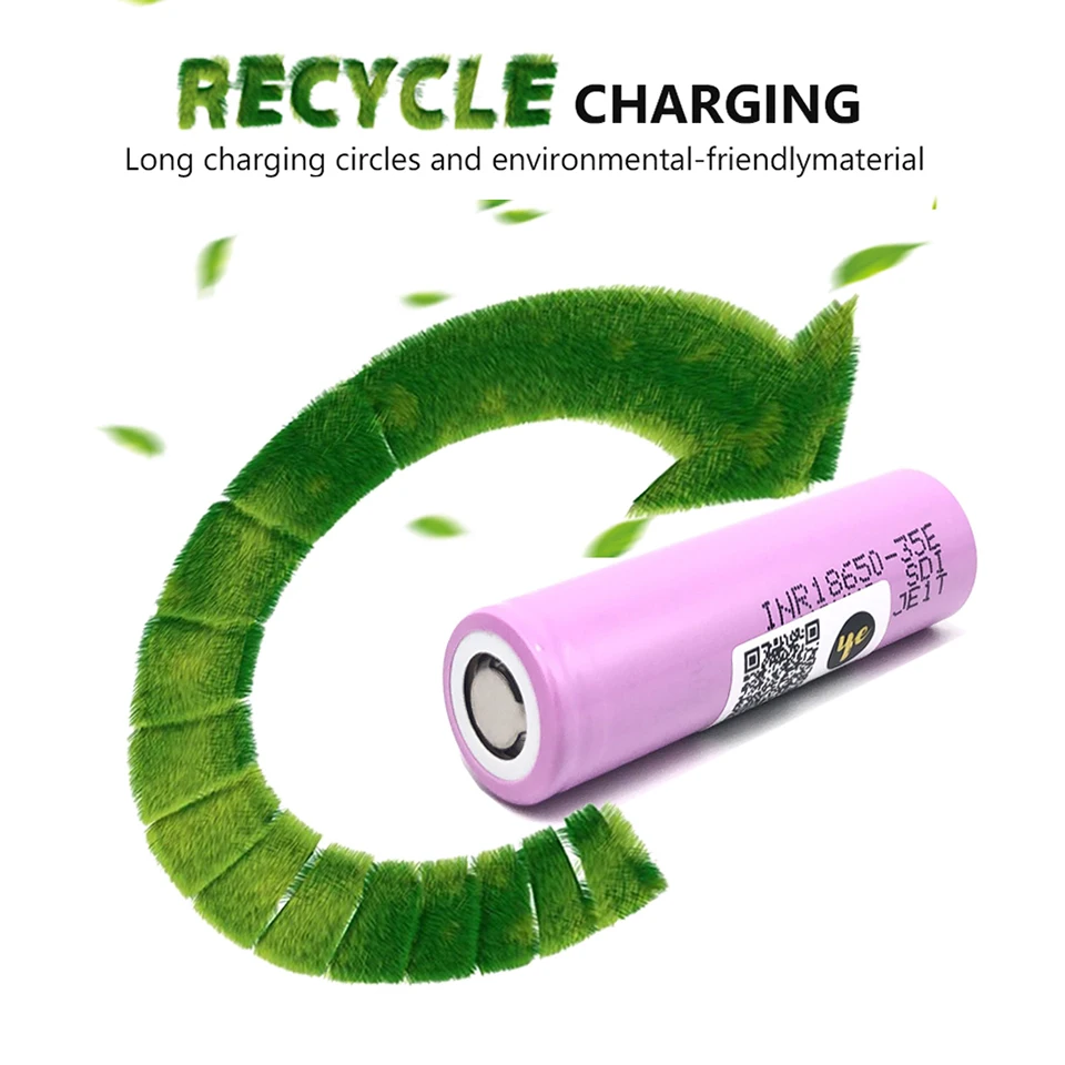Для samsung 18650 3500mAh INR18650 35E литий-ионная аккумуляторная батарея 3,7 v для электронной сигареты/power bank/отвертка INR18650-35E
