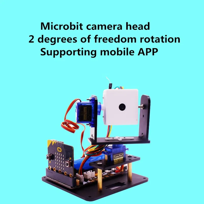 Микробитная Головка камеры Micro:bit robot WIFI тележка smart vision kit с приложением|Детали и