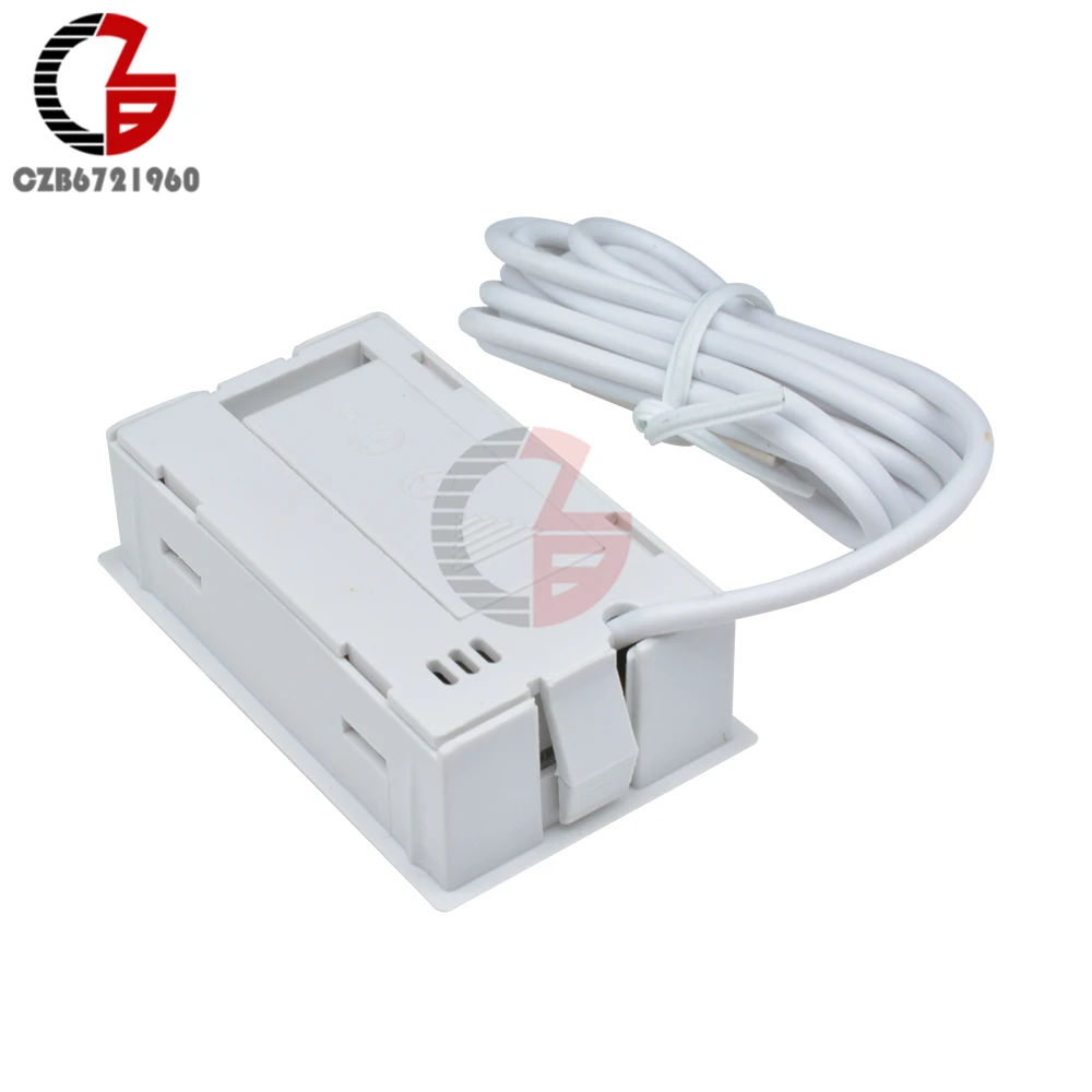 

1M Dual LED Display Digital Thermometer Fridge Refrigerator Aquarium Auto Car Temperature Sensor Meter Detector Tester Monitor