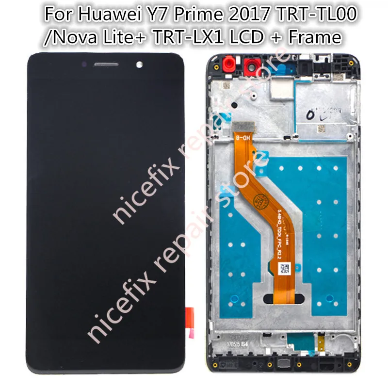 5 ЖК-дисплей + кодирующий преобразователь сенсорного экрана в сборе для Huawei Y7 Prime