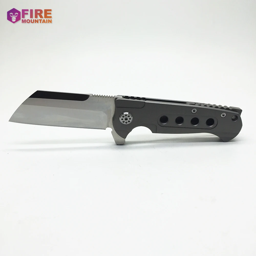 Survival Hunting Folding Custom Knife D2 Blade Titanium Handle Tactical Camping Combat EDC Key Chain Knives Pocket Multi Tools |