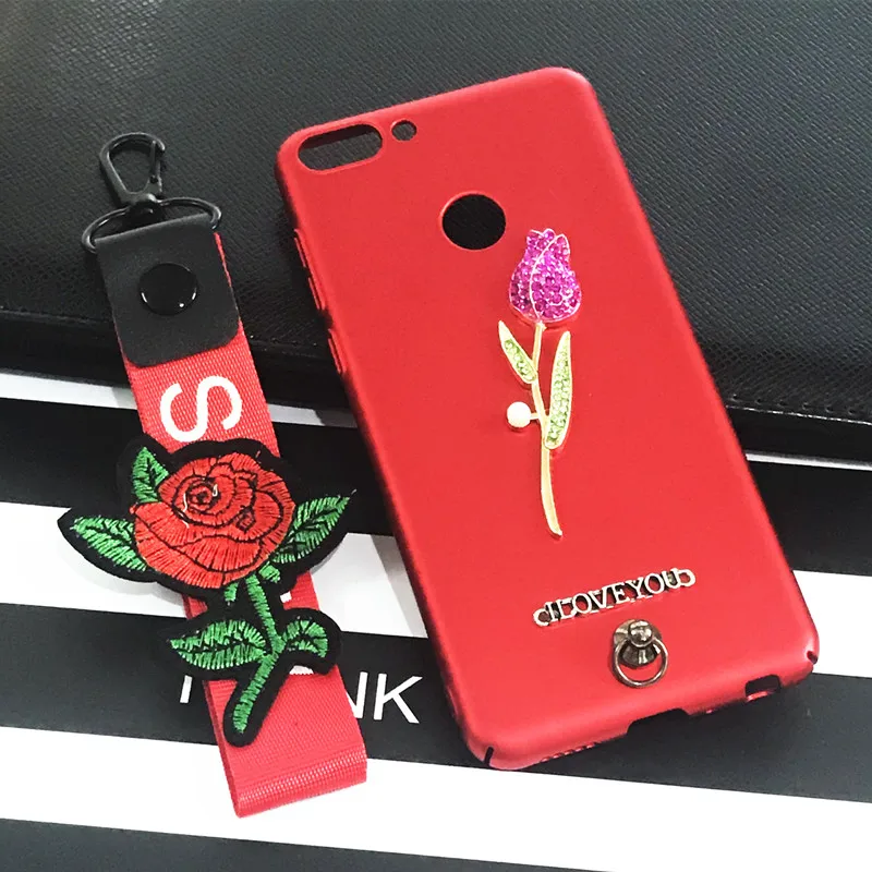 Ремешок на запястье с вышивкой розы бампер чехол moto Z Z2 Z3 Play для телефона Motorola Moto G6
