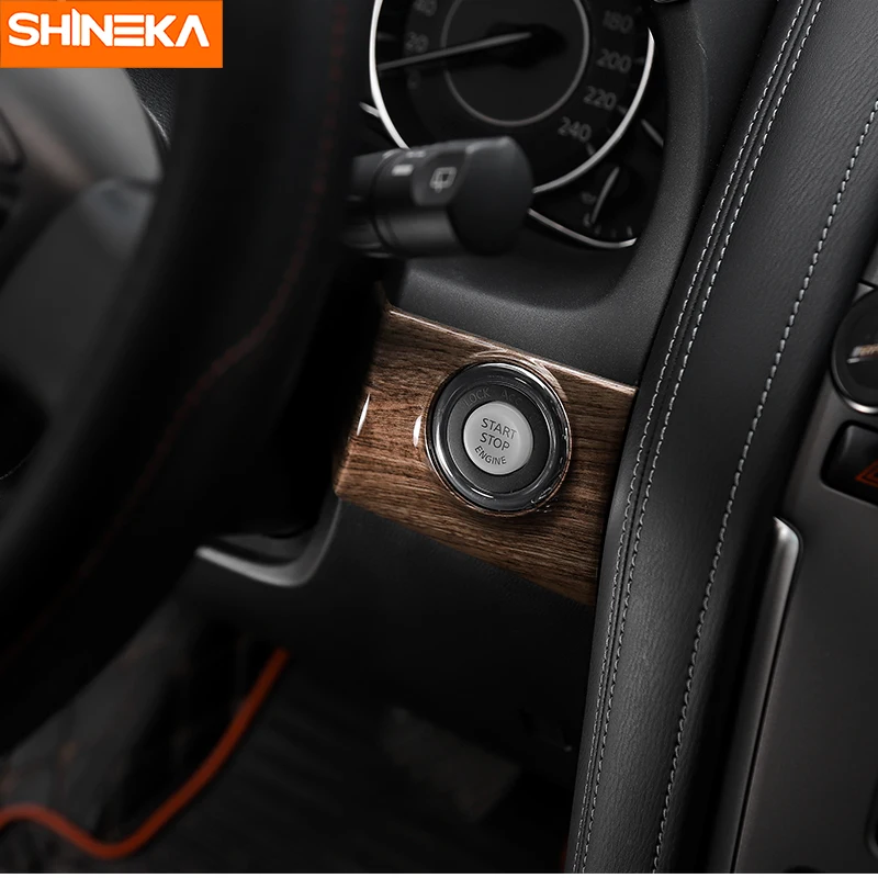 SHINEKA автомобильный двигатель кнопка запуска стоп накладка рамка подходит для Nissan Patrol Y62+ автомобильные аксессуары высокое качество